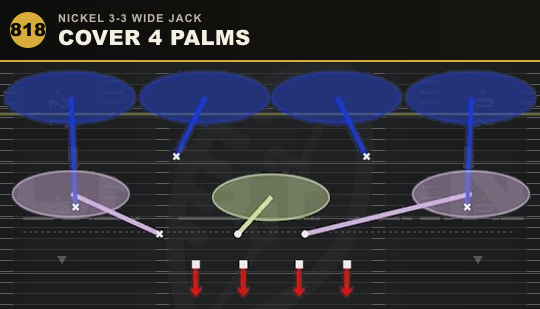 COVER 4 PALMS from Nickel 3-3 Wide Jack