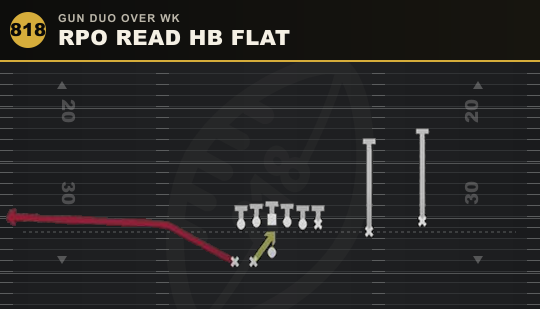 RPO READ HB FLAT from Gun Duo Over Wk