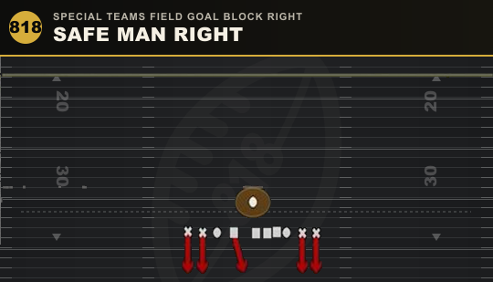SAFE MAN RIGHT from Special Teams Field Goal Block Right