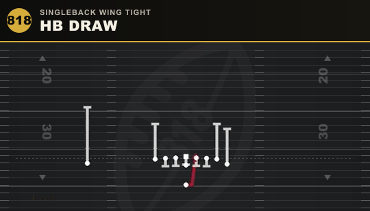 HB DRAW from Singleback Wing Tight