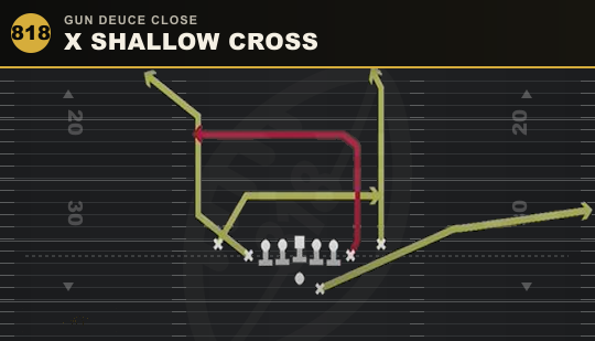 X SHALLOW CROSS from Gun Deuce Close