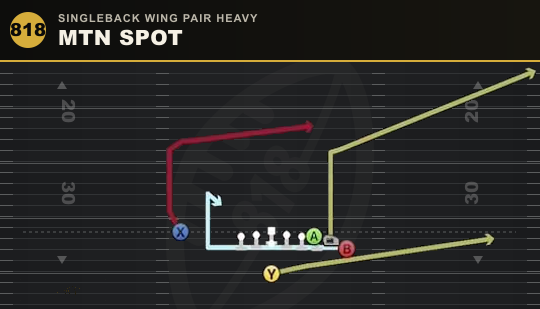 MTN SPOT from Singleback Wing Pair Heavy
