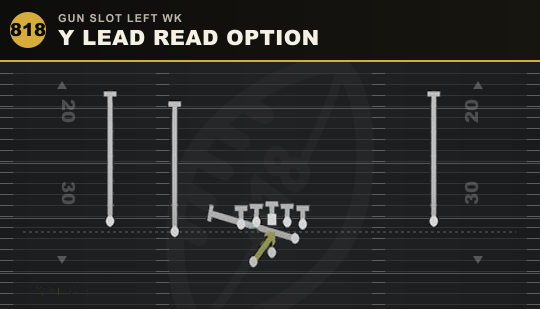 Y LEAD READ OPTION from Gun Slot Left Wk
