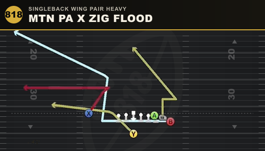 MTN PA X ZIG FLOOD from Singleback Wing Pair Heavy