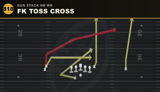FK TOSS CROSS from Gun Stack HB Wk