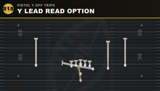 Y LEAD READ OPTION from Pistol Y Off Trips