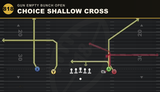 CHOICE SHALLOW CROSS from Gun Empty Bunch Open