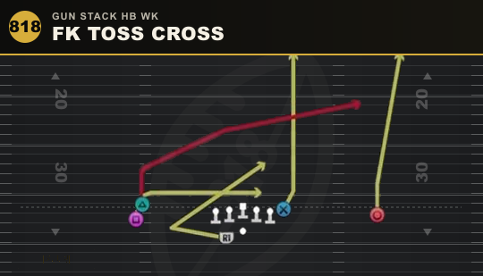 FK TOSS CROSS from Gun Stack HB Wk