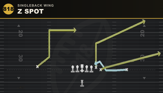 Z SPOT from Singleback Wing