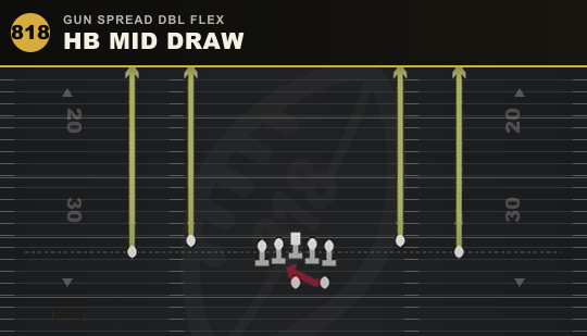 HB MID DRAW from Gun Spread Dbl Flex