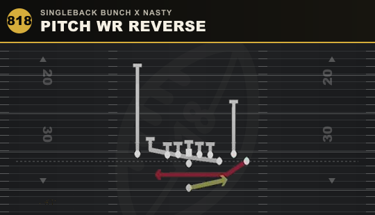 PITCH WR REVERSE from Singleback Bunch X Nasty