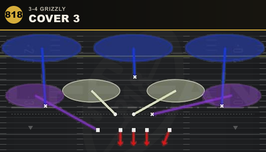 COVER 3 from 3-4 Grizzly