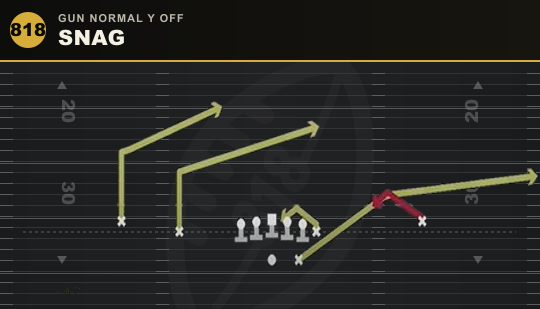SNAG from Gun Normal Y Off