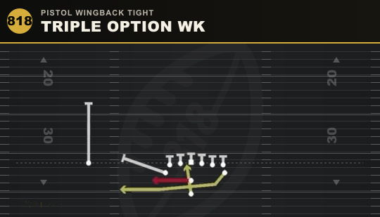 TRIPLE OPTION WK from Pistol Wingback Tight
