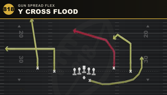 Y CROSS FLOOD from Gun Spread Flex