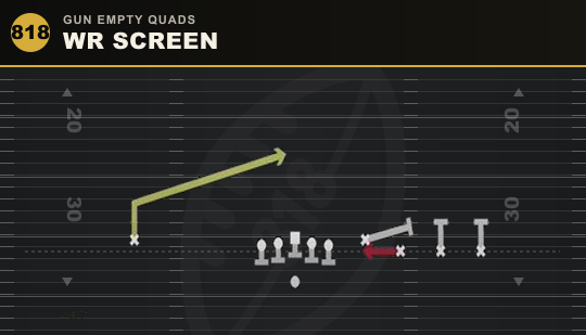 WR SCREEN from Gun Empty Quads