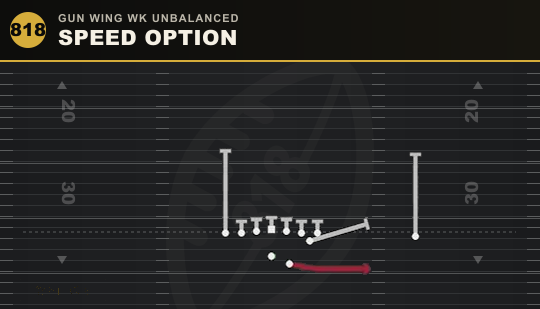 SPEED OPTION from Gun Wing Wk Unbalanced