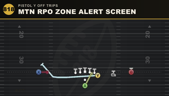 MTN RPO ZONE ALERT SCREEN from Pistol Y Off Trips