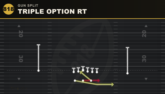 TRIPLE OPTION RT from Gun Split