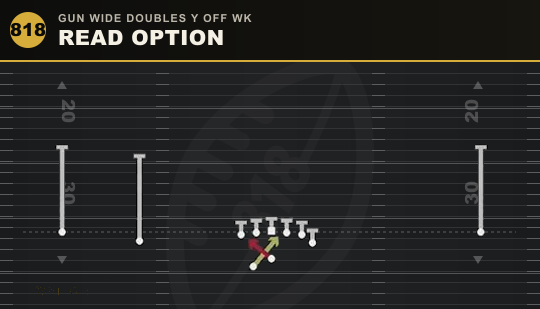 READ OPTION from Gun Wide Doubles Y Off Wk