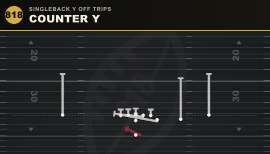 COUNTER Y from Singleback Y Off Trips