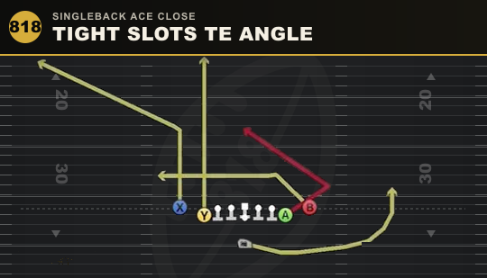 TIGHT SLOTS TE ANGLE from Singleback Ace Close