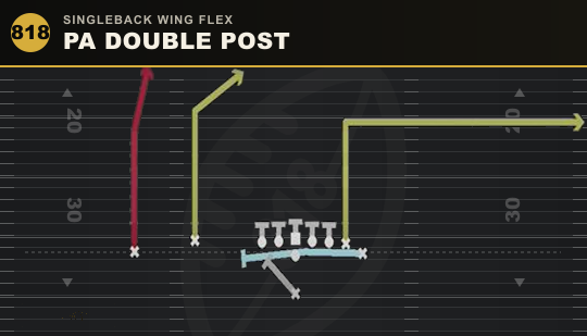 PA DOUBLE POST from Singleback Wing Flex