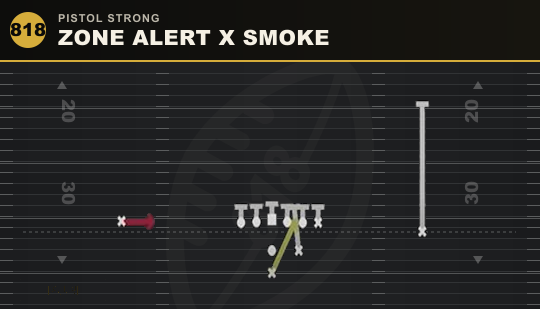 ZONE ALERT X SMOKE from Pistol Strong