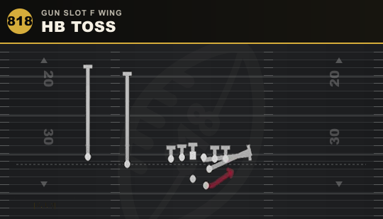 HB TOSS from Gun Slot F Wing