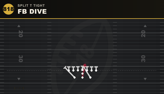 FB DIVE from Split T Tight