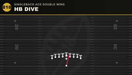 HB DIVE from Singleback Ace Double Wing