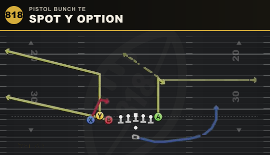 SPOT Y OPTION from Pistol Bunch TE