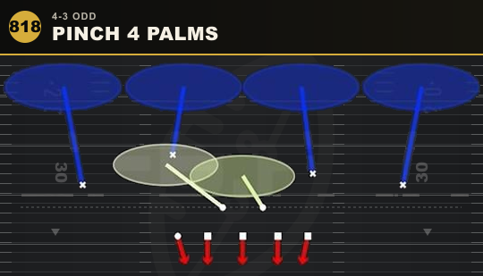 PINCH 4 PALMS from 4-3 Odd