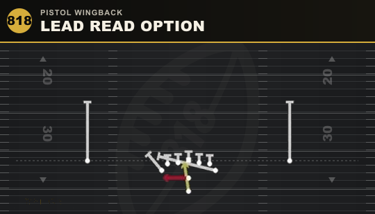 LEAD READ OPTION from Pistol Wingback