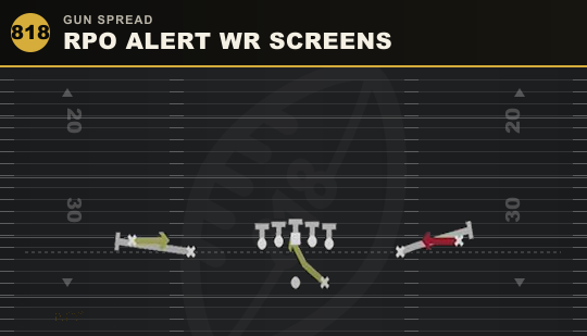 RPO ALERT WR SCREENS from Gun Spread