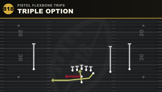 TRIPLE OPTION from Pistol Flexbone Trips