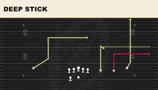 DEEP STICK from Trips HB Wk