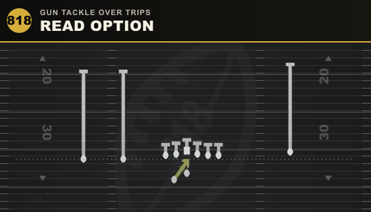 READ OPTION from Gun Tackle Over Trips