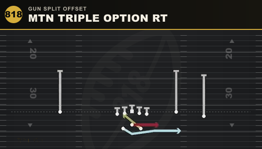 MTN TRIPLE OPTION RT from Gun Split Offset