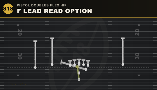 F LEAD READ OPTION from Pistol Doubles Flex Hip