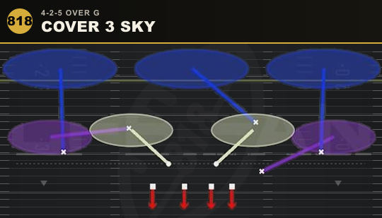 COVER 3 SKY from 4-2-5 Over G