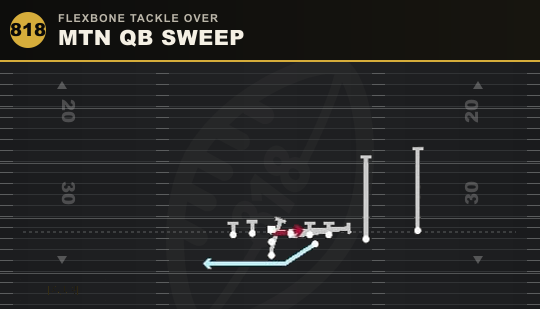 MTN QB SWEEP from Flexbone Tackle Over