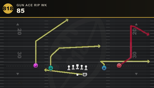 85 from Gun Ace Rip Wk