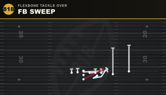 FB SWEEP from Flexbone Tackle Over