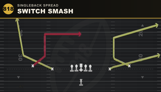 SWITCH SMASH from Singleback Spread