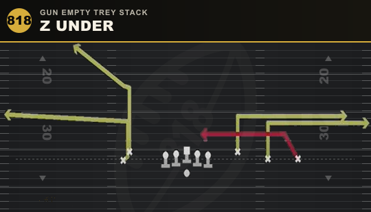 Z UNDER from Gun Empty Trey Stack