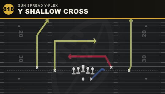 Y SHALLOW CROSS from Gun Spread Y-Flex