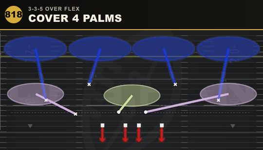 COVER 4 PALMS from 3-3-5 Over Flex
