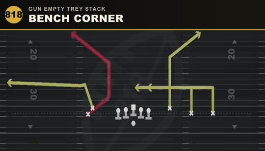 BENCH CORNER from Gun Empty Trey Stack