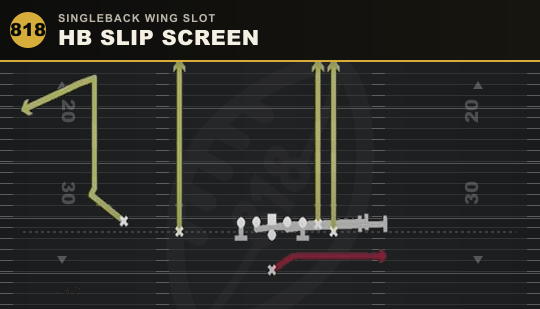 HB SLIP SCREEN from Singleback Wing Slot
